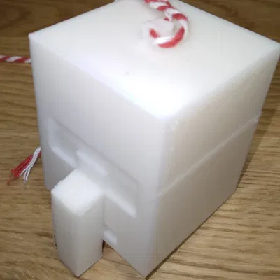 Mô hình đầu Villager Minecraft trang trí