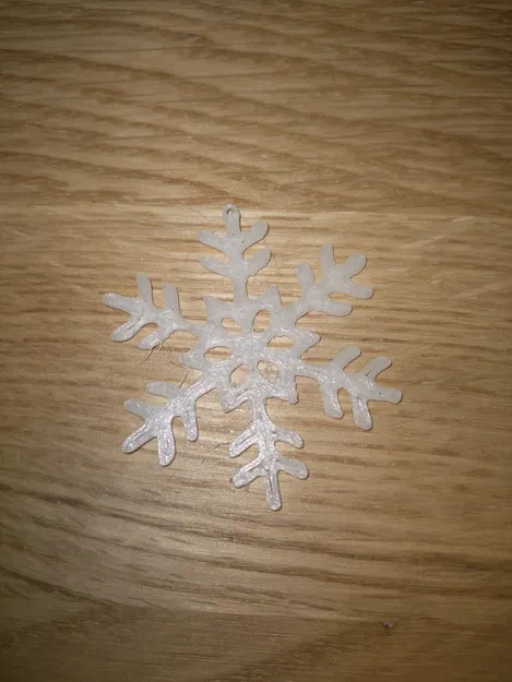 Móc treo trang trí hình bông tuyết - Image 1