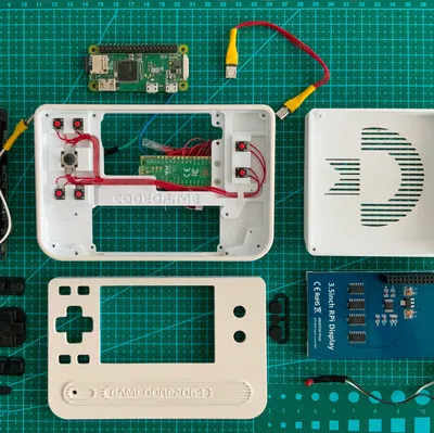 Gamedore 2064: Máy chơi game cầm tay "hàng thửa" chạy Raspberry Pi