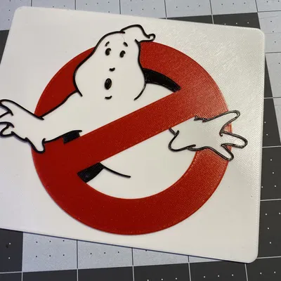 Mô Hình Biển Hiệu Ghostbusters Gắn Cây Thông Noel V2