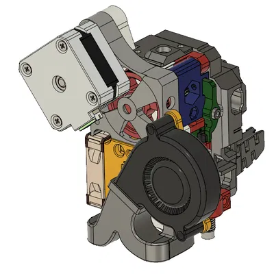 Bộ đùn Delta-P tùy chỉnh cho Prusa MK3S