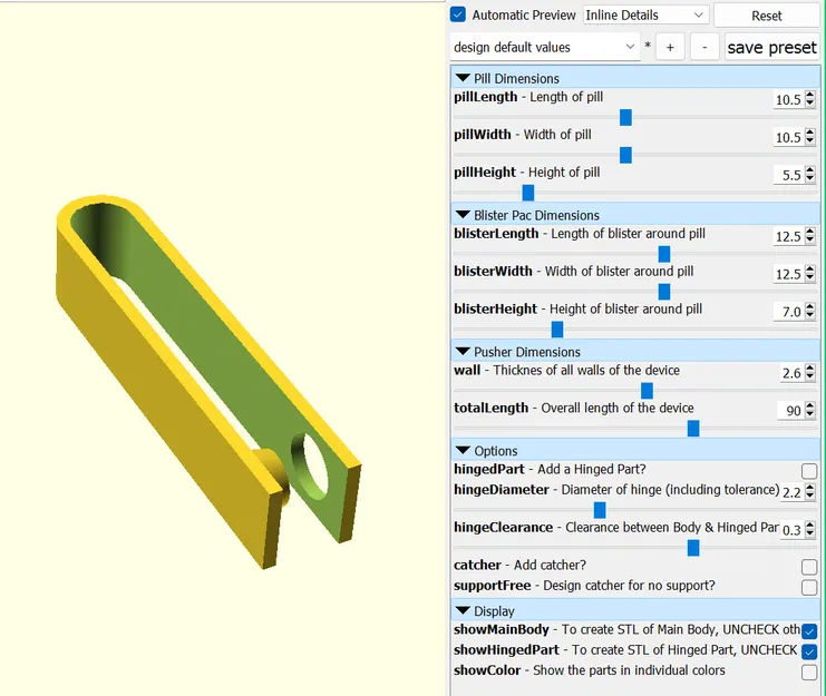 Máy tạo dụng cụ cắt thuốc 2 (OpenSCAD) - Image 9