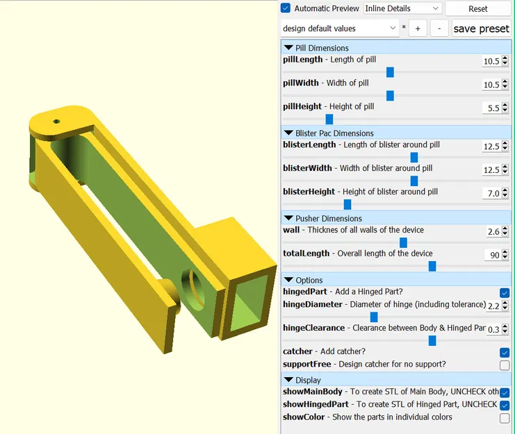 Máy tạo dụng cụ cắt thuốc 2 (OpenSCAD) - Image 13