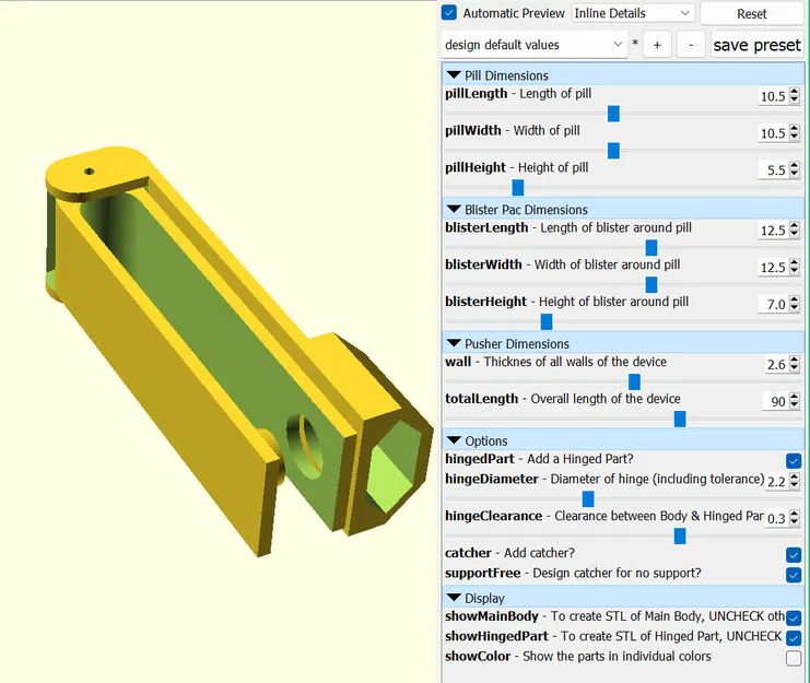 Máy tạo dụng cụ cắt thuốc 2 (OpenSCAD) - Image 14