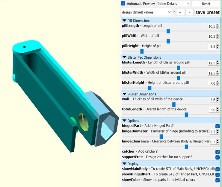 Máy tạo dụng cụ cắt thuốc 2 (OpenSCAD) - Image 19