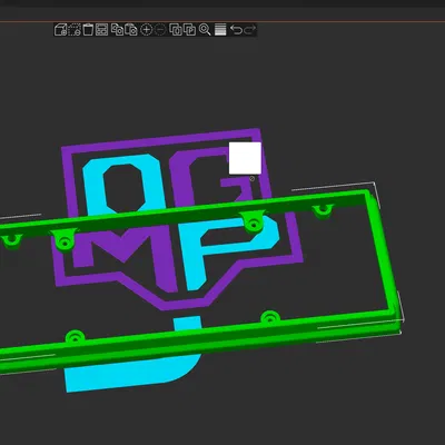 Khuôn Gắn Màn Hình Waveshare 7.9" DSI Cho K3 Sidepack