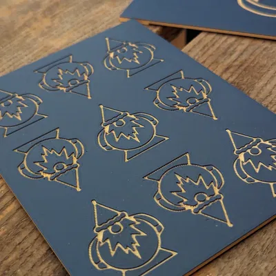 Kệ Đựng Thiệp Hình Ông Già Noel