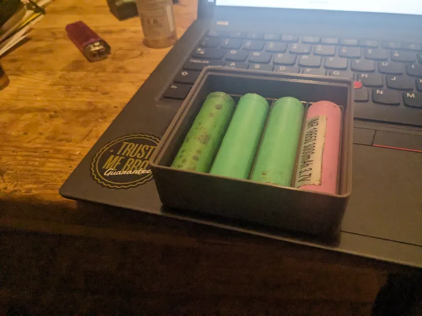 Hộp Pin 18650 Xếp Chồng Gridfinity - Image 1