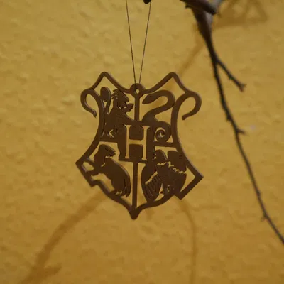 Móc Treo Giáng Sinh Harry Potter (Hedwig, Khắc Chết, Hogwarts)