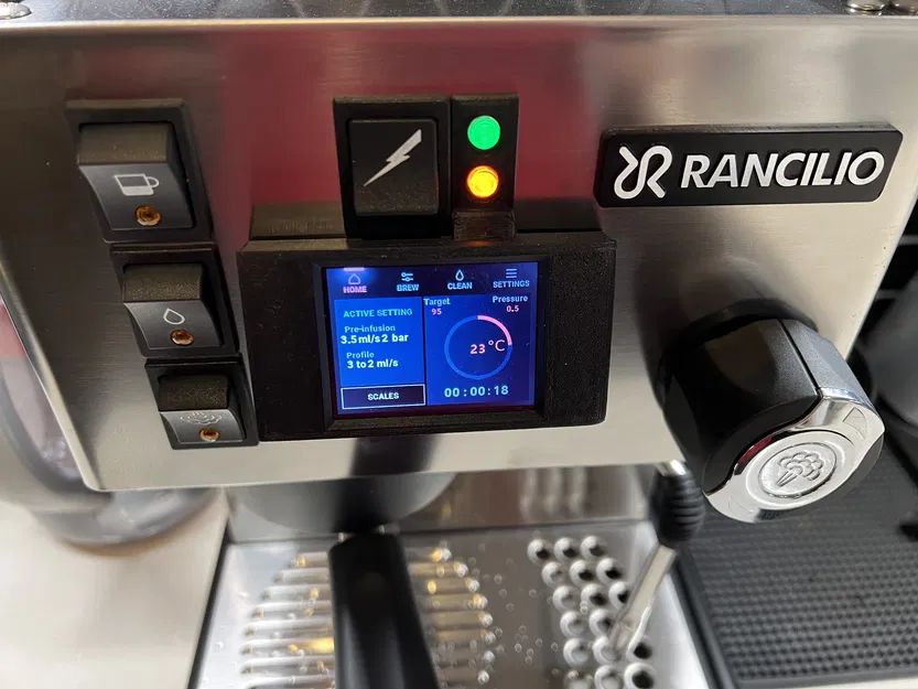 Hộp đựng màn hình Nextion cho Gaggiuino - Rancilio Silvia V6 - Image 1