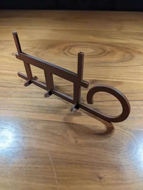 Giá Đỡ Thẻ Bài Hình Xe Trượt Tuyết - Image 1