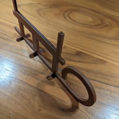 Giá Đỡ Thẻ Bài Hình Xe Trượt Tuyết