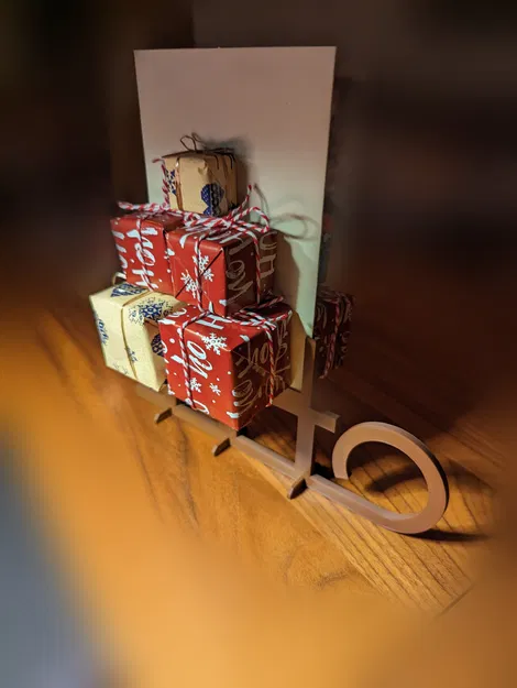 Giá Đỡ Thẻ Bài Hình Xe Trượt Tuyết - Image 4