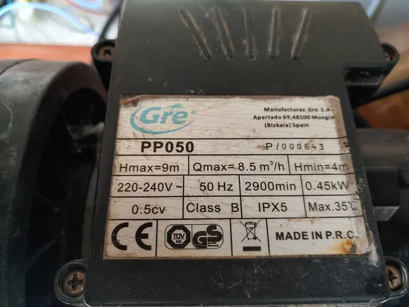 Bộ lọc nước thay thế cho bơm hồ bơi Gre PP050 - Image 4