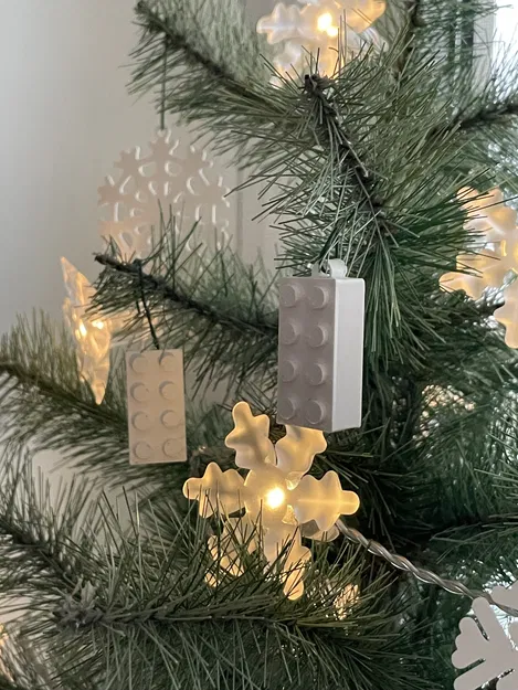Gạch Lego có móc treo (Trang trí cây thông Noel) - Image 1