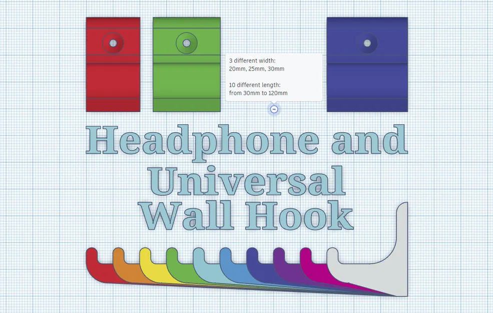 Móc Treo Tường Đa Năng | 30 Kích Cỡ Cho Tai Nghe - Image 4