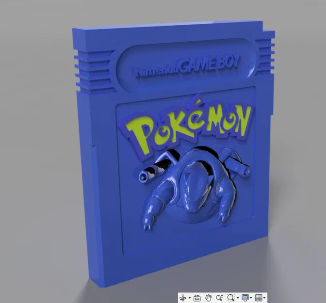 Hộp Cart GBC "Pokemon Blue" - Image 1