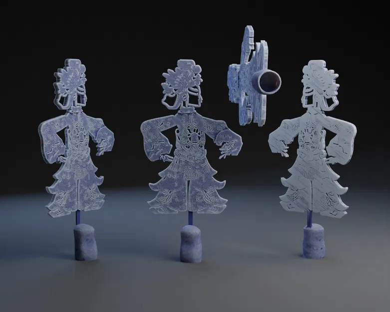 Múa rối bóng Indonesia - Múa rối ngón tay - Image 1