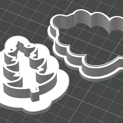 Khuôn Cắt Cây Thông Noel