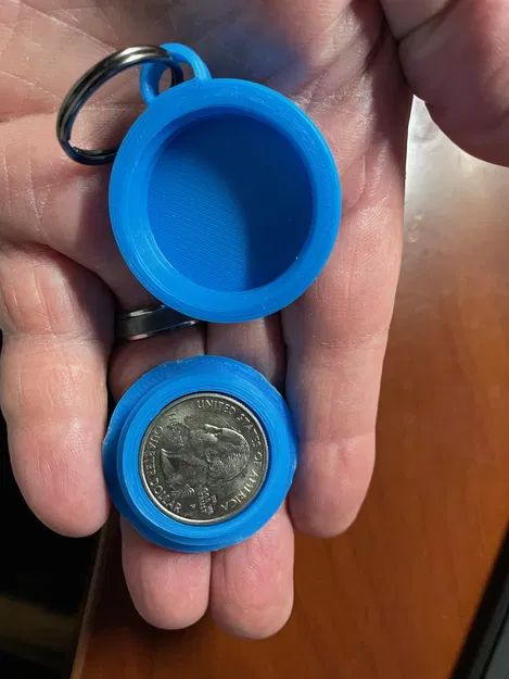 Móc Khóa Đựng Tiền Xu 25 Cent Mỹ - Image 4