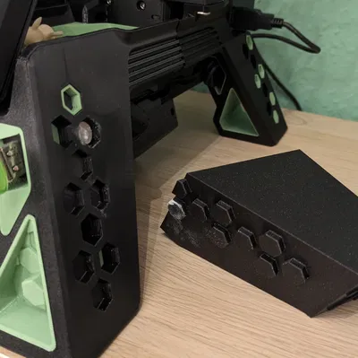 Thùng rác gắn cho chân đế Prusa Mini Base từ David Warboss