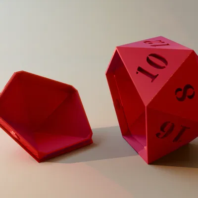 Trang trí D20 hình con xúc xắc phát sáng đèn LED