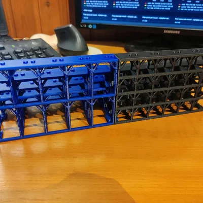 Chân đế LEGO hình nhân kết nối theo tham số