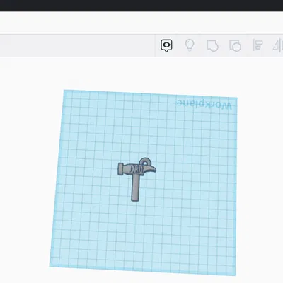 Móc Khóa Hình Búa Bố