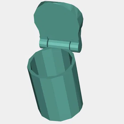 Thùng rác Low poly (in-place)