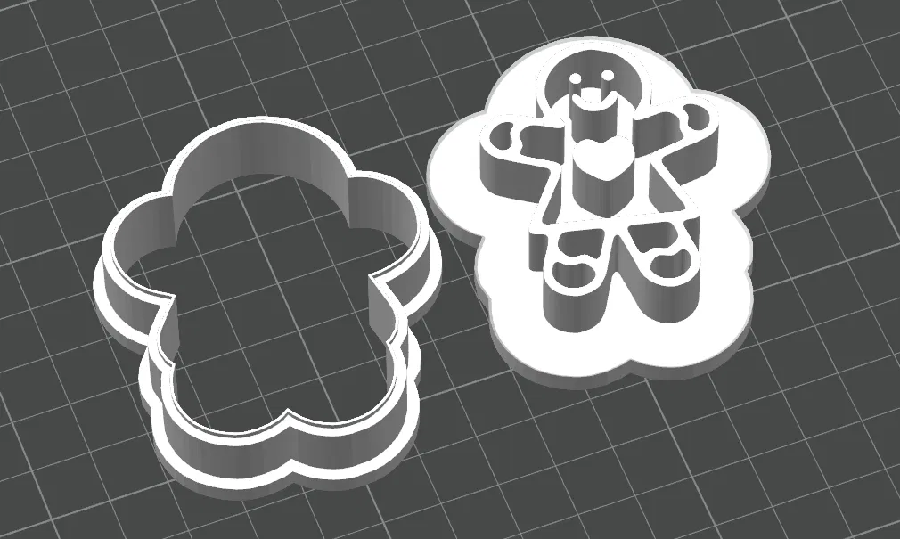 Khuôn Cắt Bánh Gừng Hình Cô Gái - Image 1