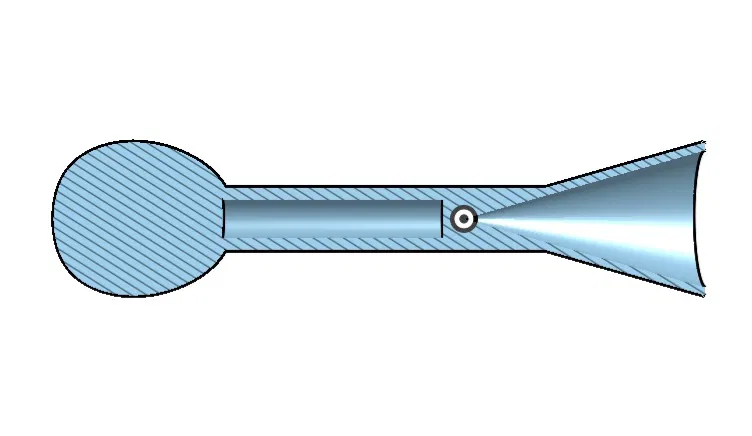 Nòng thổi 625 cal. đầu tù - Image 2