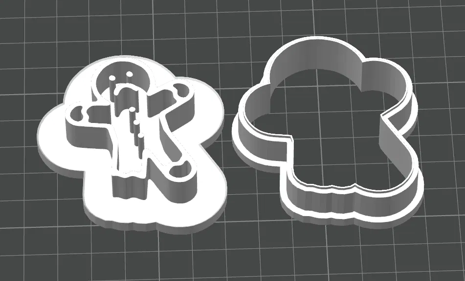 Khuôn Cắt Bánh Gừng Chân Gãy - Image 1