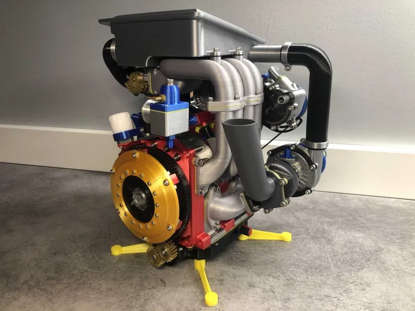 Mô hình động cơ Mazda RX7 Wankel Rotary 13B-REW Remix - Image 2