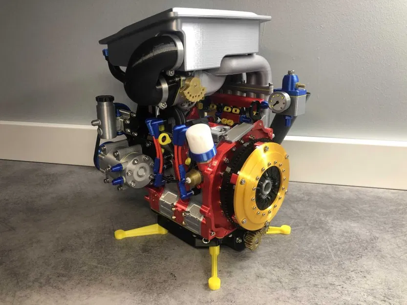 Mô hình động cơ Mazda RX7 Wankel Rotary 13B-REW Remix - Image 3