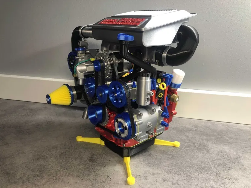 Mô hình động cơ Mazda RX7 Wankel Rotary 13B-REW Remix - Image 4