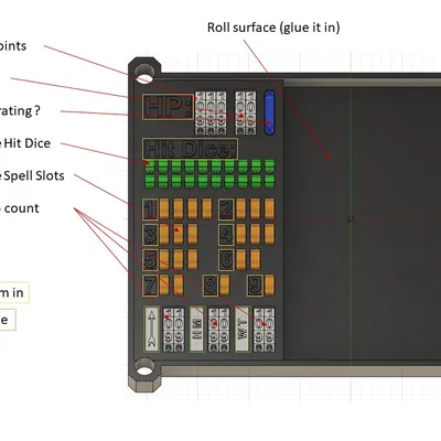 Hộp / Bàn tính xúc xắc DnD
