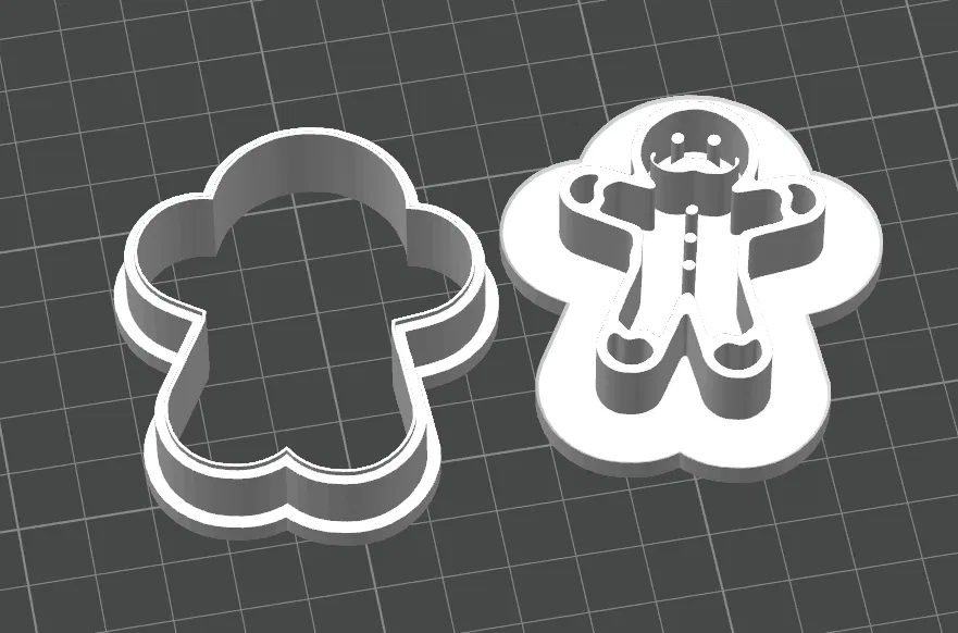 Khuôn Cắt Bánh Gừng Hình Ria Mép - Image 1