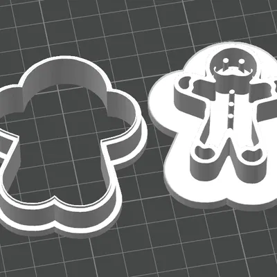 Khuôn Cắt Bánh Gừng Hình Ria Mép