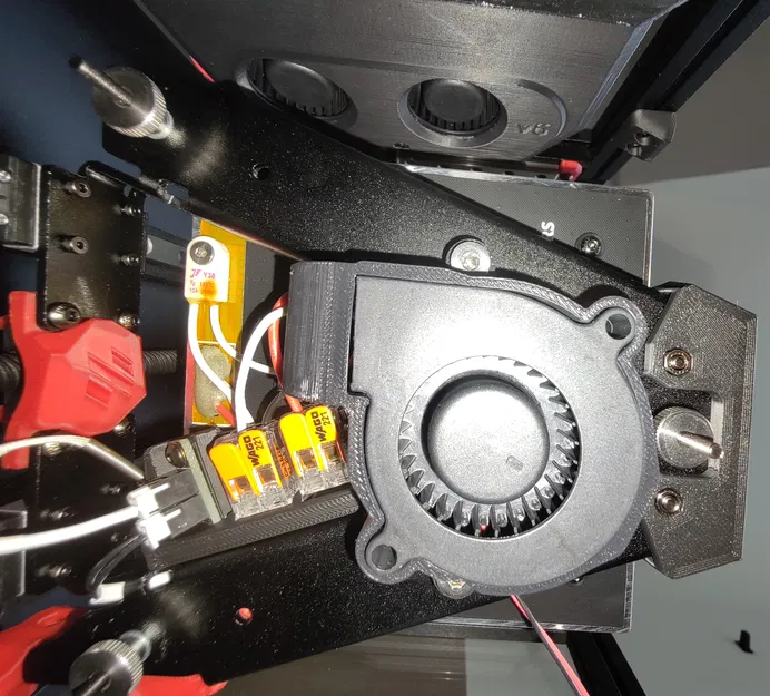 Giá đỡ quạt 5015 cho bàn Kirigami Voron Zero - Image 2