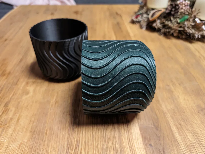 Chậu Hoa Hình Chữ S Cho Cây Cảnh - Image 1