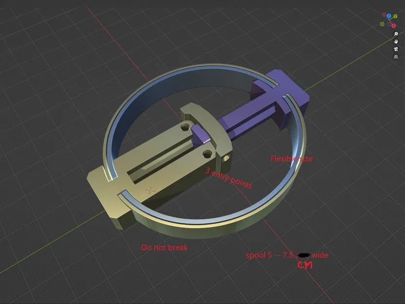 Kẹp Cuộn Filament Dẻo Flexi-Clip (Flex filament holder) - Image 10
