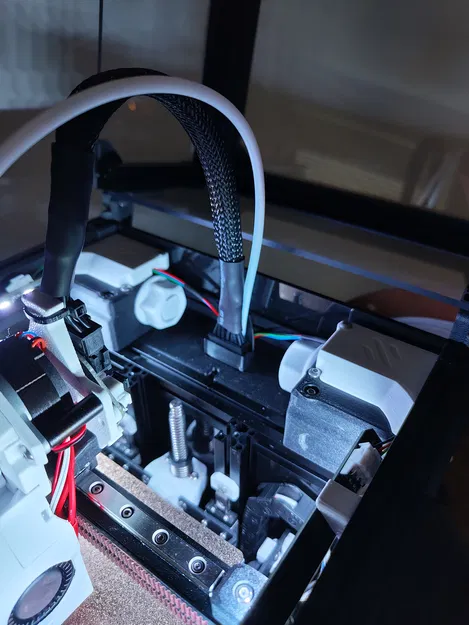 Voron 0.2 - Nắp che bộ căng đai có dẫn dây - Image 2