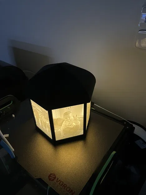 Đèn lồng Lithophane Lớn Cho 6 Ảnh - Image 3