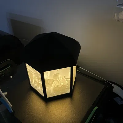 Đèn lồng Lithophane Lớn Cho 6 Ảnh