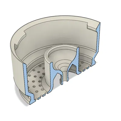 Tháp Thủy Canh Modul (Module Phân Phối Nước Bên Trong)