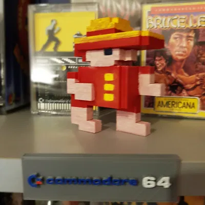 Panama Joe (Montezuma's Revenge | C64 | 8-bit) - Mô Hình 3D