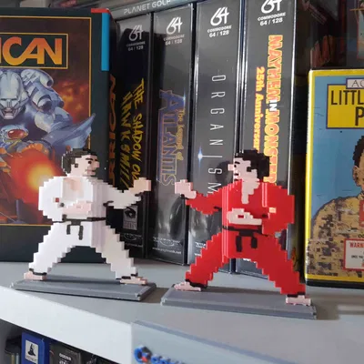 Nhân Vật International Karate ( C64 / 8-bit )