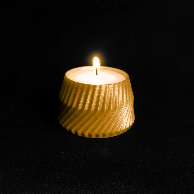 Chân Nến Đèn Trà Module | Thắp Sáng Mọi Lễ Hội | Thiết Kế Đường Thẳng & Xoắn Ốc - Image 6