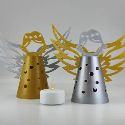 Đèn Lồng Thiên Thần Giáng Sinh Nến Tealight