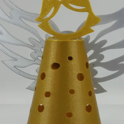 Đèn Lồng Thiên Thần Giáng Sinh Nến Tealight